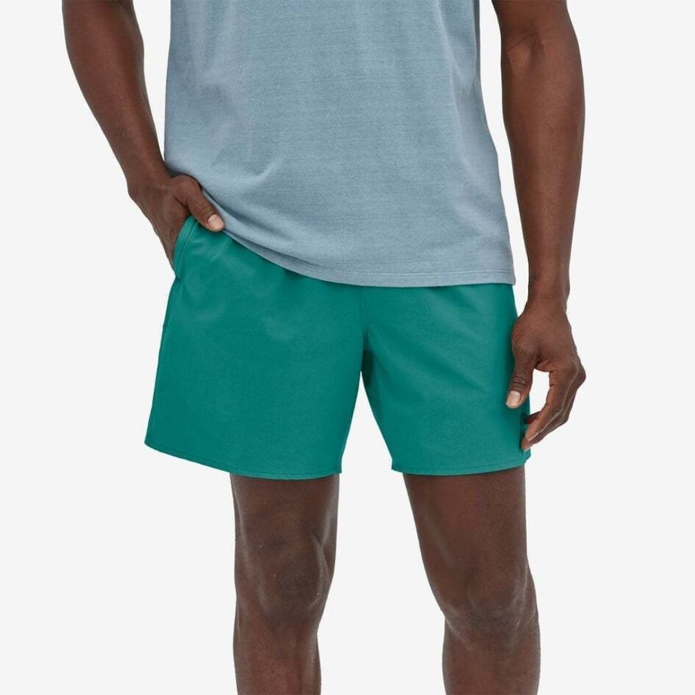 Patagonia Hydropeak Volley Shorts 16" Men's Team Surf Activist Borealis Green - Picture 8 of 10